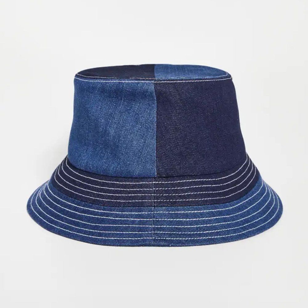 NWT Staud Denim Bucket Hat